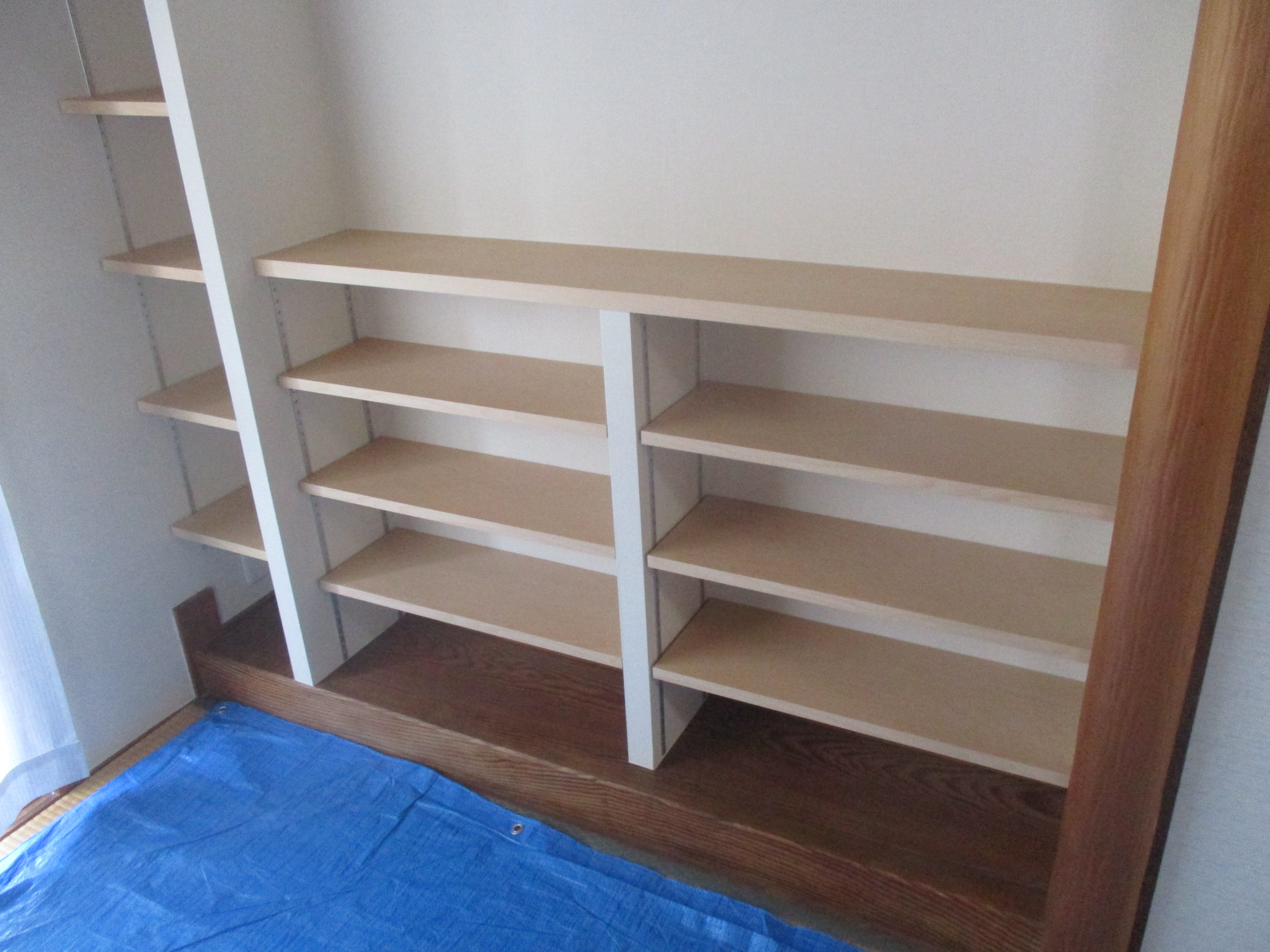 可動棚収納や空間を利用した収納 スタッフブログ 広島 廿日市 東広島のリフォームなら山根木材