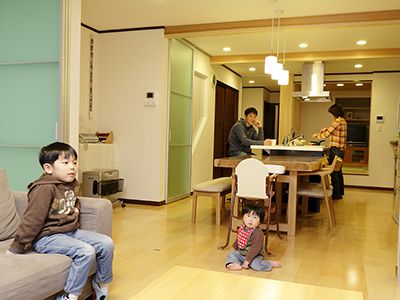 “申し分のない快適性”と “家族の団らん”を満喫しています。