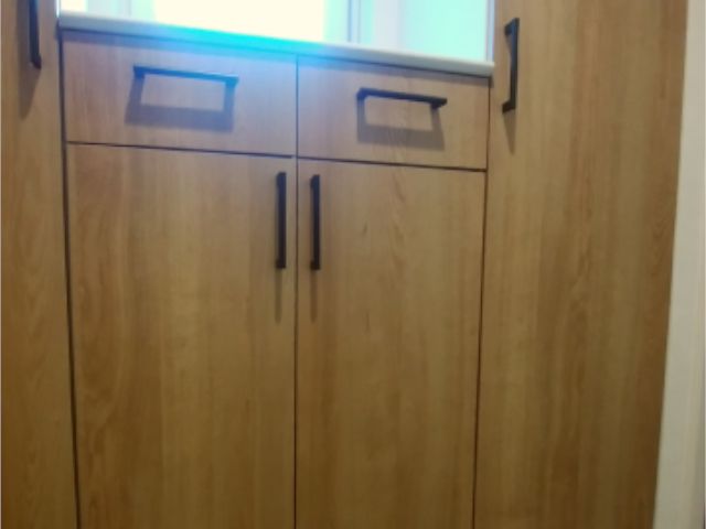 【現場レポート】下駄箱の扉を変えるだけで