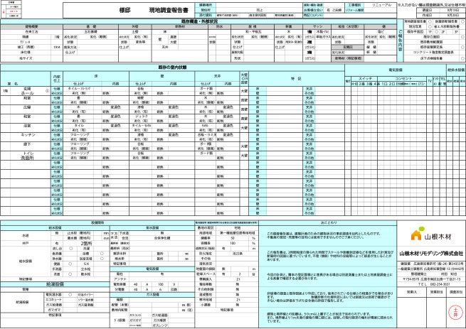 現地調査報告書